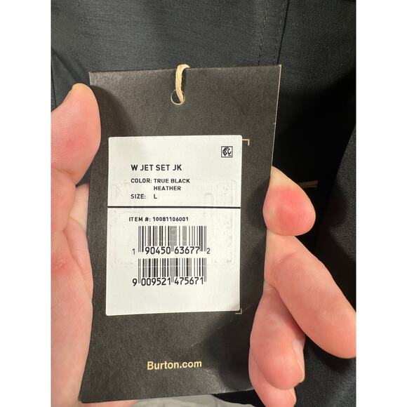 Burton Women’s Jet Set Jacket – True Black Heather – Size L (NWT) - Picture 11 of 12